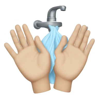 Wash hands sticker