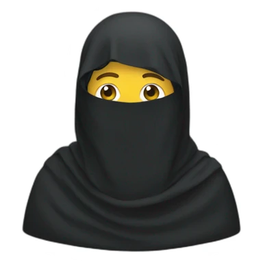 macron en burqa sticker