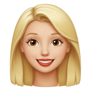 hot blonde girl kissing the camera sticker