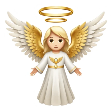 K between two wings of angel sticker