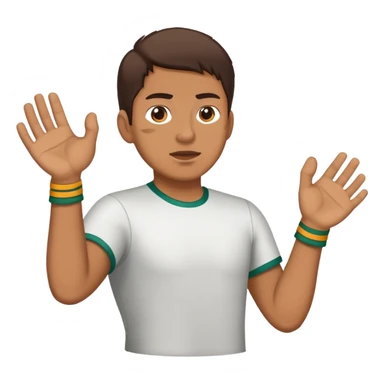 Give me a hand throwing a chancla  sticker