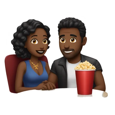 Date night at the movies sticker