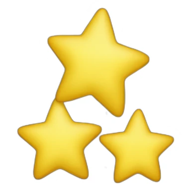 three-big-yellow-stars sticker