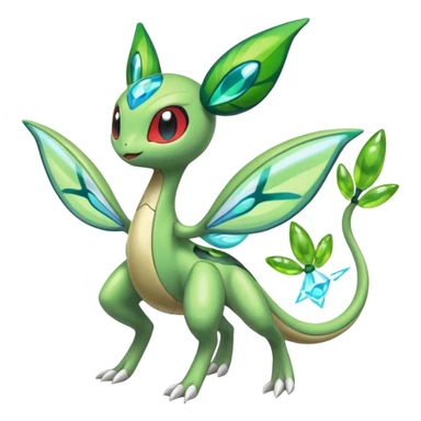 Meloetta-Flygon-Celebi-Cresselia-Zygarde-Electrike-Fakémon-fusion, full body sticker