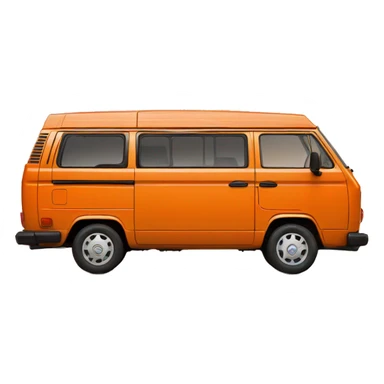 vw t3 orange sticker