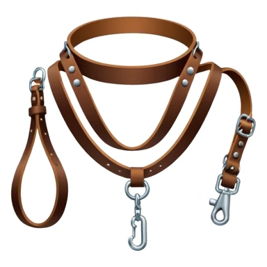 Leash – collar with leash hanging sticker
