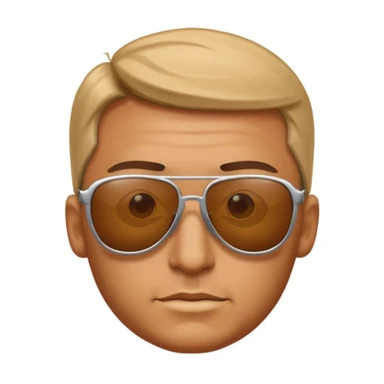 uomo con occhiali da sola sticker