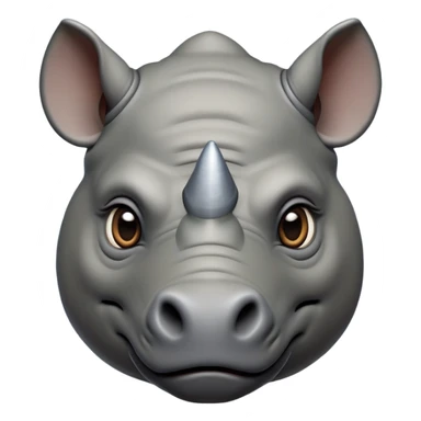 cinematic-noble-rhinoceros-portrait-emoji,-poised,-with-a-massive,-powerful-build-and-a-thick,-hide-of-slate-gray,-deep-set-soulful-piercing-eyes,-simplified-yet-sharp-and-sophisticated-features,-highly-detailed, with large black eyes, szoomed out showing houlders sticker