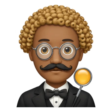 mustache monocle emojis sticker
