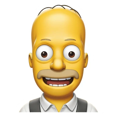 Homer sims on  sticker