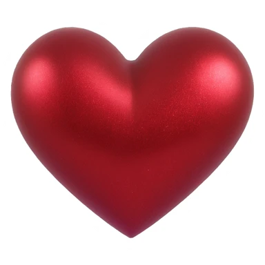Dark red sparkly heart sticker
