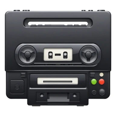 video cassette player sticker
