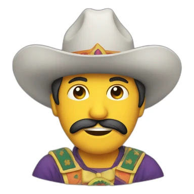 Fiestero asustado sticker