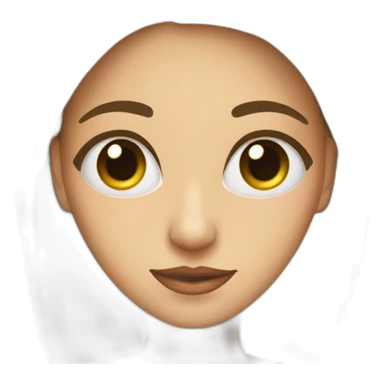 mujer con giño en un ojo  sticker