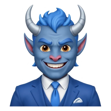 Kind Blue Devil sticker