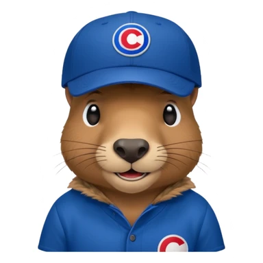 Capibara with a cruz azul cap sticker