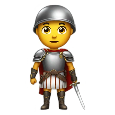 rome soldier with sword sticker