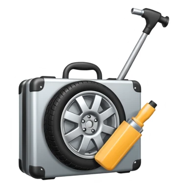 generate me a repair kit with a wheel sticker