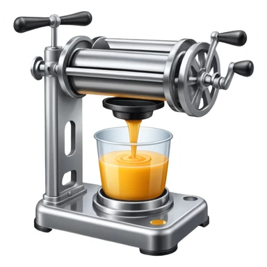mac os icon fruit mechanical press squeezer sticker