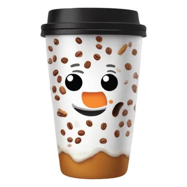 Dunkin coffee tumbler sticker