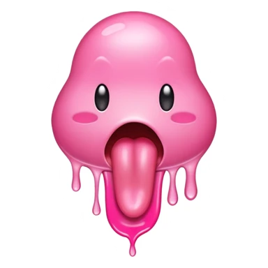 Dripping tongue  sticker