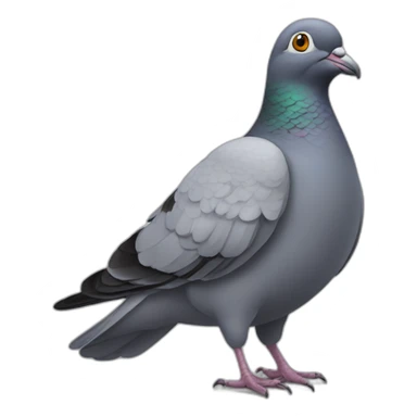 Pigeon-man sticker
