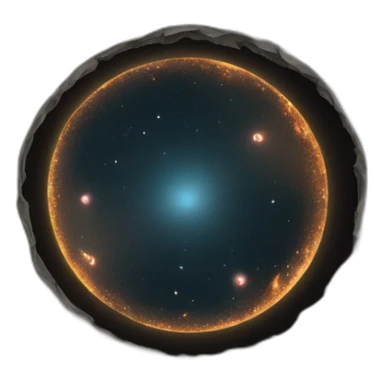 portal into a black hole in the universe sticker