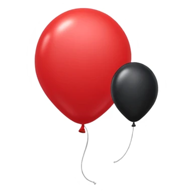 1 Red and 1 black balloon for Place it next to the name in the directory. sticker