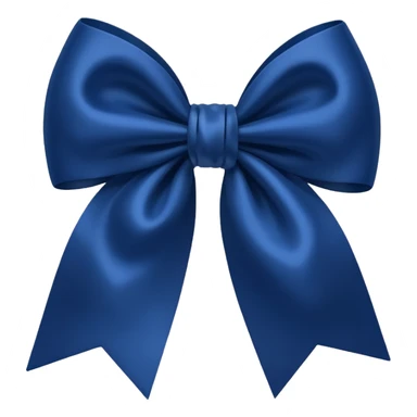 Laço azul escuro  sticker