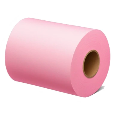 Pink toilet-paper roll  sticker