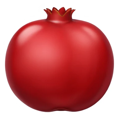Pomegranate emoji Apple style sticker