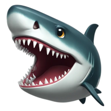 Angry Megalodon sticker