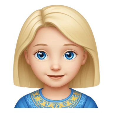 the Ukrainian child sticker