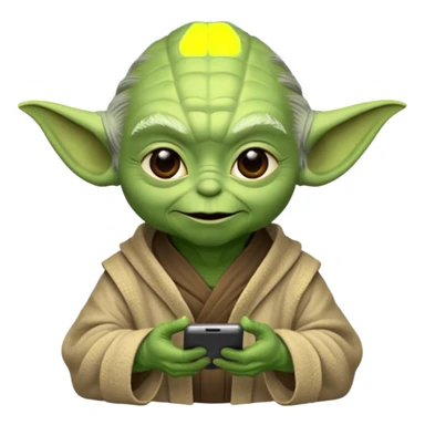 Yoda with the text 6 7 nothing else sticker