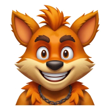 friendly crash bandicoot sticker