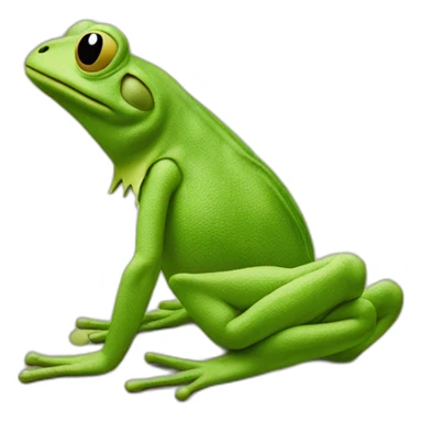 Kermit grenouille adidas sticker