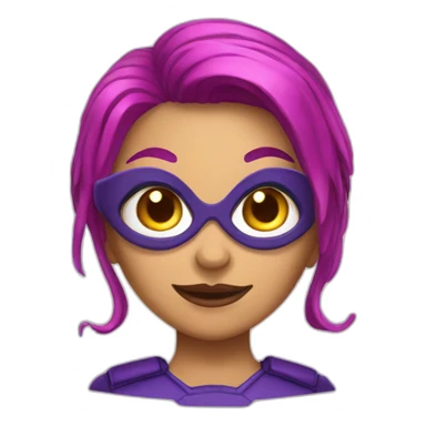 Spider gril the super hero sticker