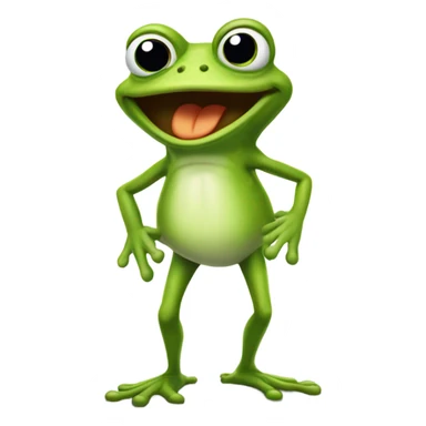 pepe with long legs sticker