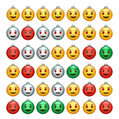 Aesthetic Christmas emojis sticker