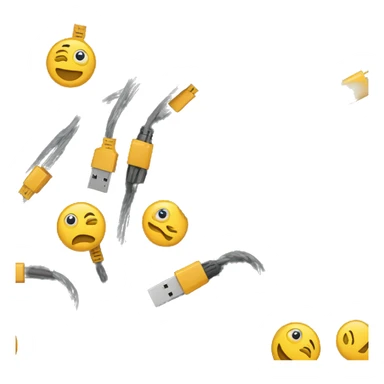 Unorganized bunch of cables sticker