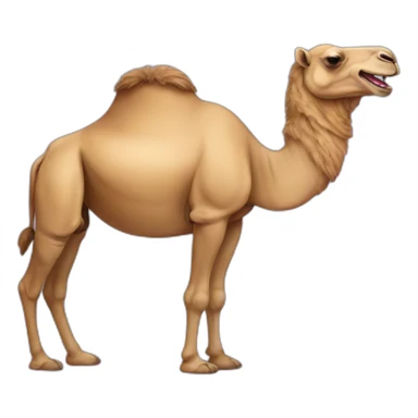 Camel laughed sticker