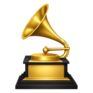 Golden grammy sticker