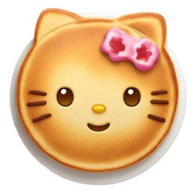 Hello kitty pancake  sticker