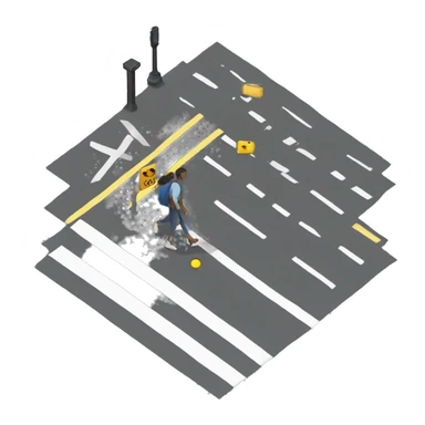 crosswalk sticker