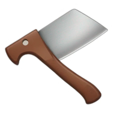 meat cleaver sticker