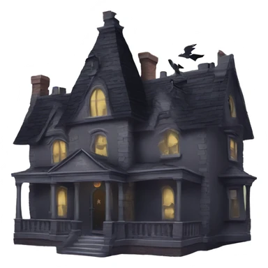 Nevermore Academy. Haunted Addams house.  sticker