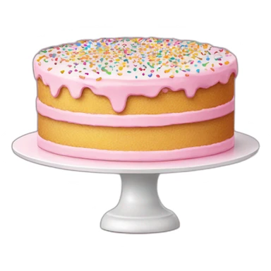 cake with sprinkles sticker
