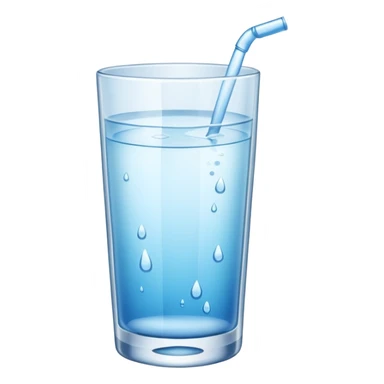 freezing glass of water sticker