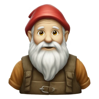 Garden gnome old sticker