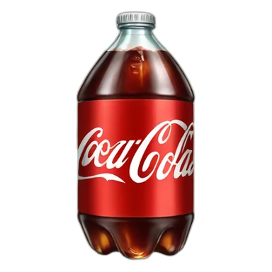 Bottole of coca cola sticker
